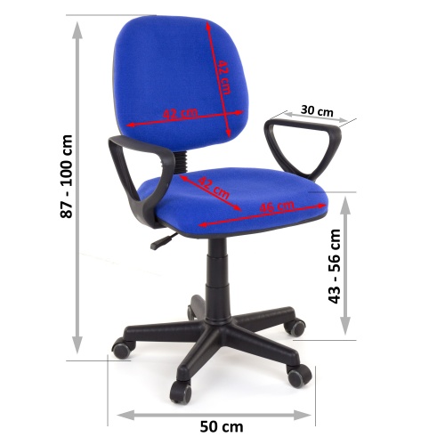 Fotel biurowy 1103 - szary