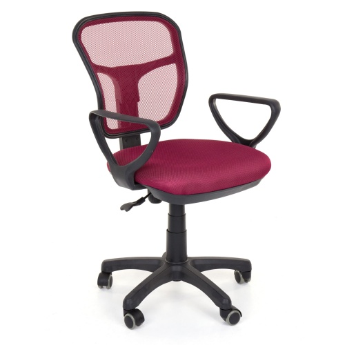Fotel biurowy - model 8906 - bordowy