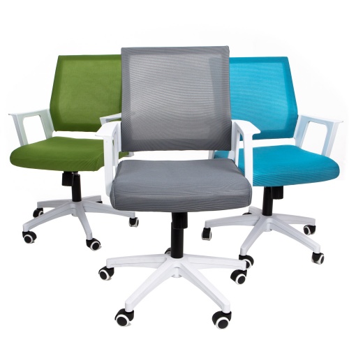 Fotel biurowy - F360 - niebieski