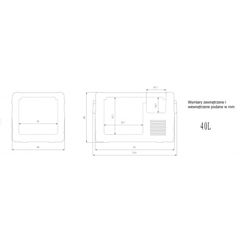 Lodówko-zamrażarka Abarqs Evercool LF-40